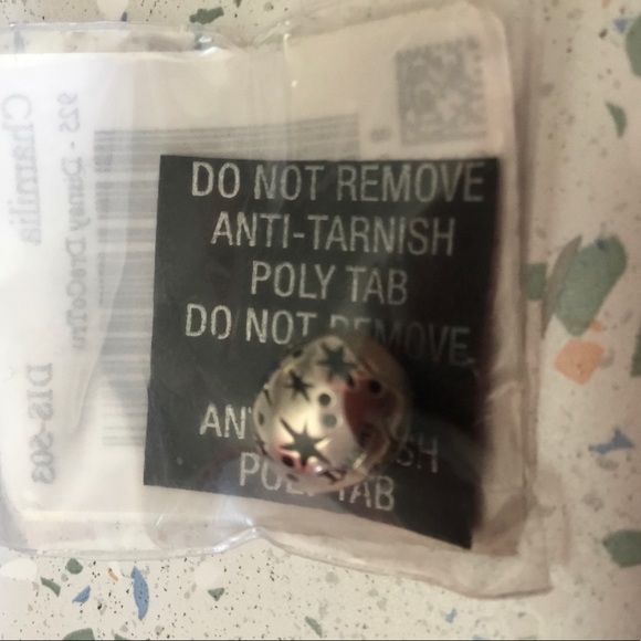 CHAMILIA DISNEY "DREAMS DO COME TRUE" SS/CRYSTAL CHARM - Picture 5 of 5